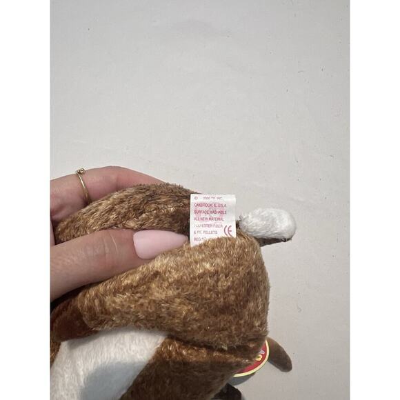 Ty Beanie Baby ROXIE the Reindeer 2000 Authentic Original Plush - Picture 4 of 4